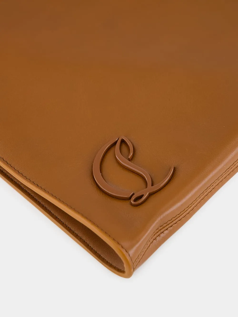Brown Baggy Small Tote Bag in Nappa Leather