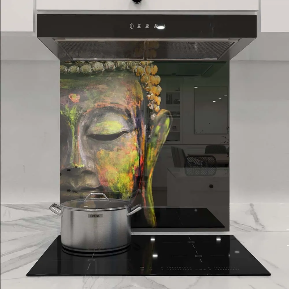 Buddha Spiritual Printed Glass  Splashback - DIY