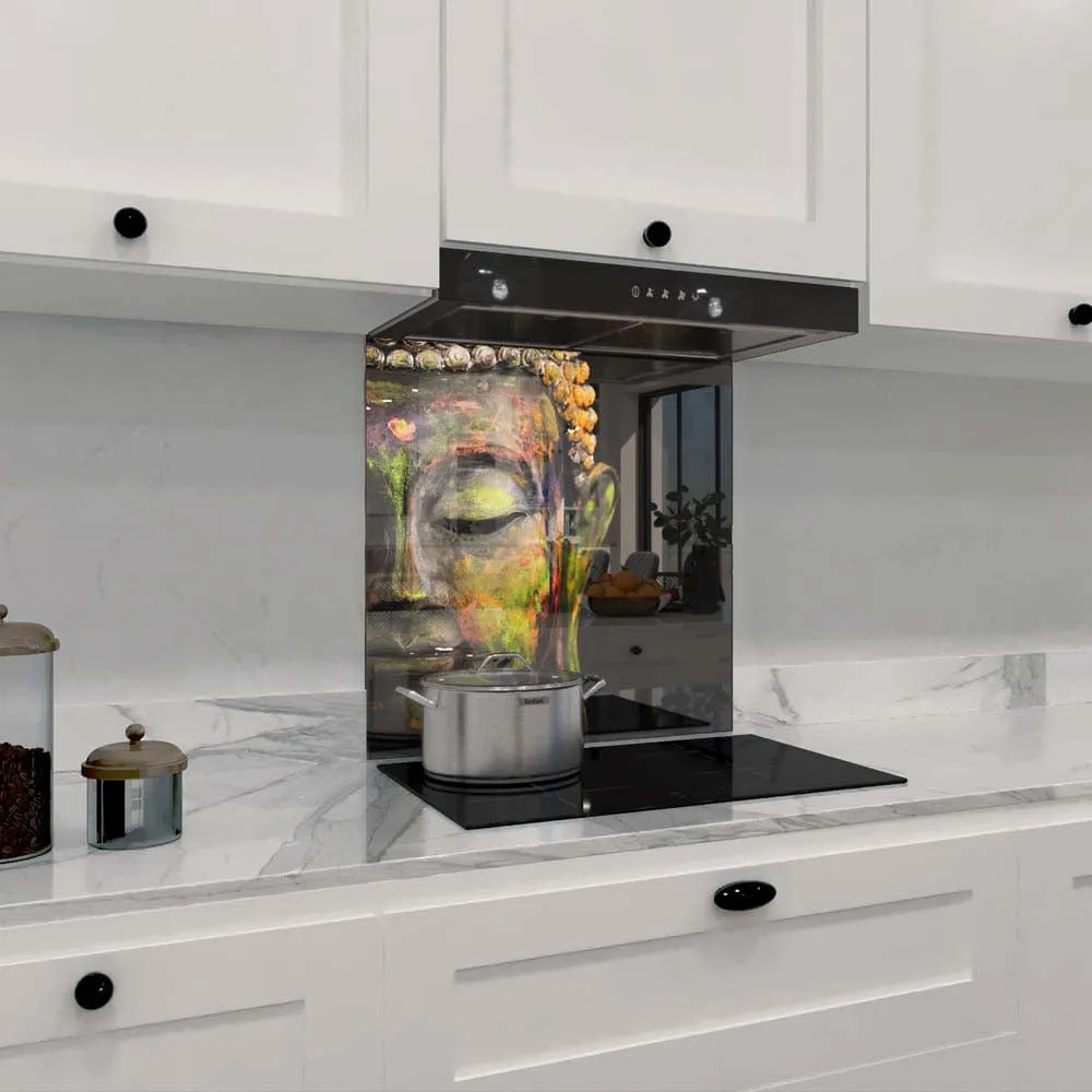 Buddha Spiritual Printed Glass  Splashback - DIY
