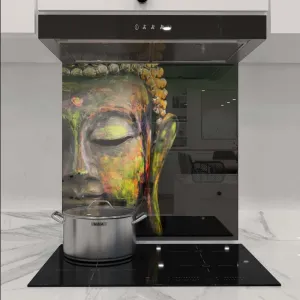Buddha Spiritual Printed Glass  Splashback - DIY