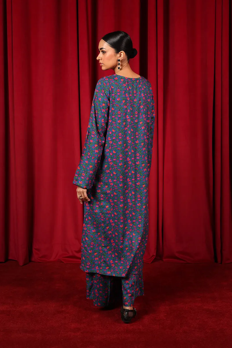 Buttoned Dutch Chintz Suit