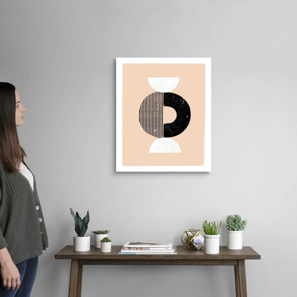 CANVAS ON DEMAND Retrogeo - Candy Canvas Wall Art Print by Inner Circle, Abstract, Retro, Home Decor, Modern Artwork, 20" x24in