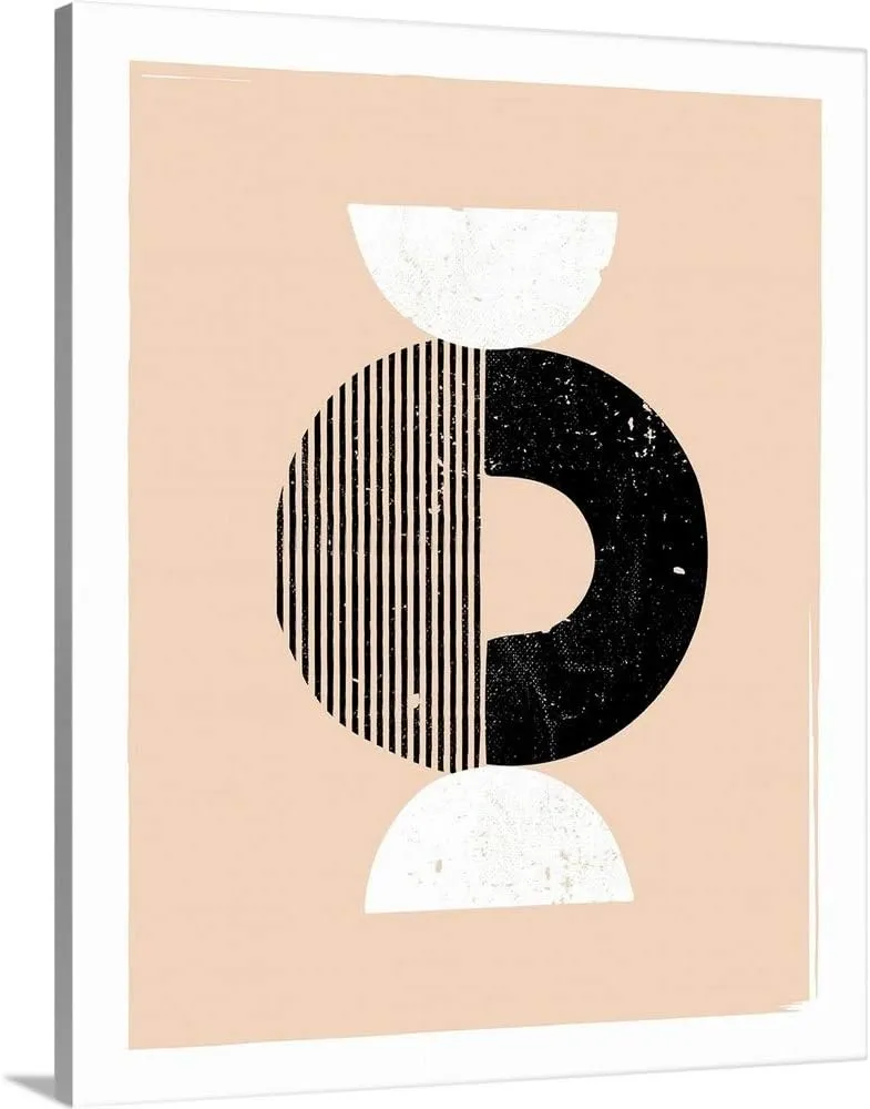 CANVAS ON DEMAND Retrogeo - Candy Canvas Wall Art Print by Inner Circle, Abstract, Retro, Home Decor, Modern Artwork, 20" x24in