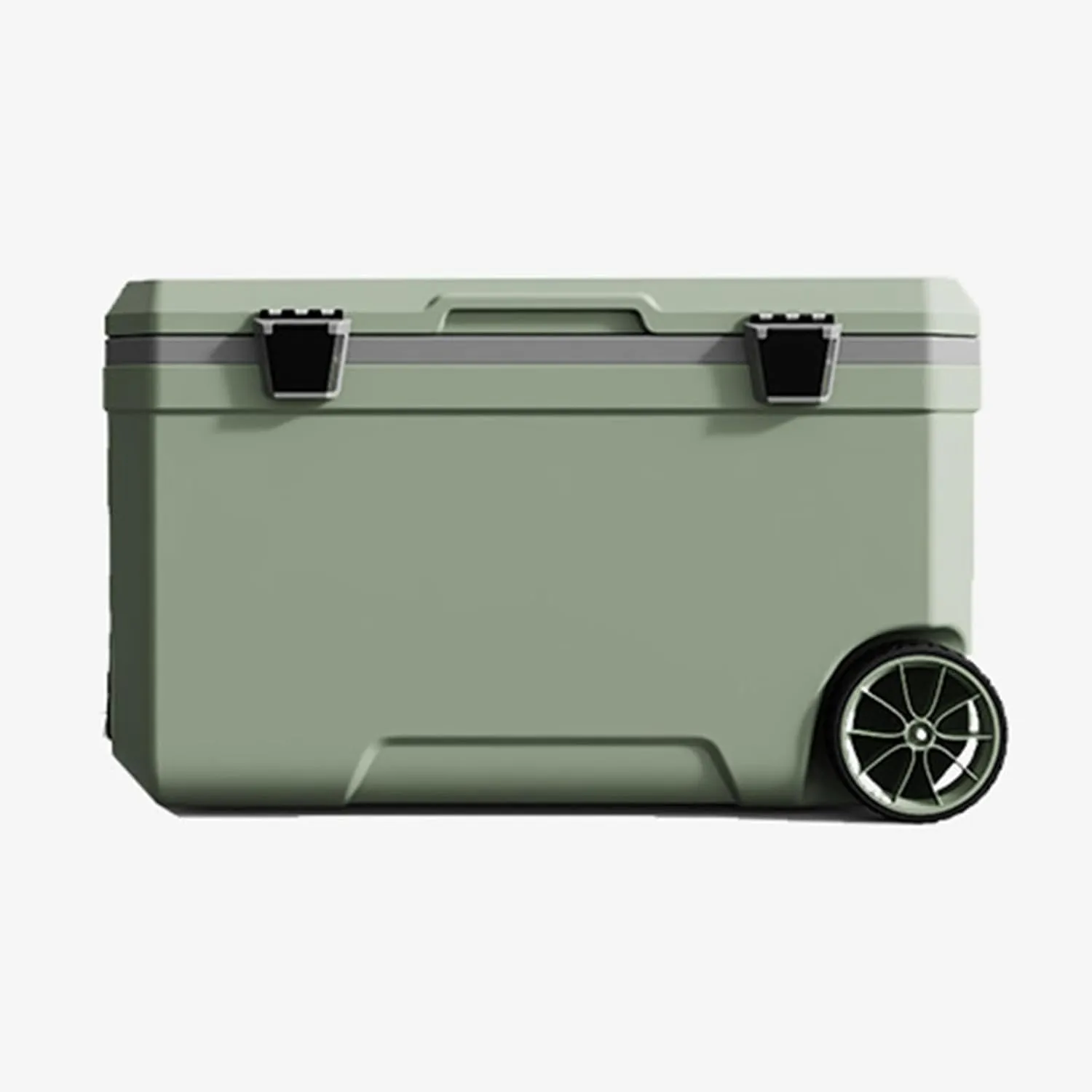 Car Camping Coolers for Daewoo Evanda/Kalos/Lacetti/Lanos/Leganza/Matiz/Nexia, Waterproof Portable Cooler, Leak Proof Picnic Insulated Bag, Ultra-Light Premium Ice Chest Box,A-Green-70L