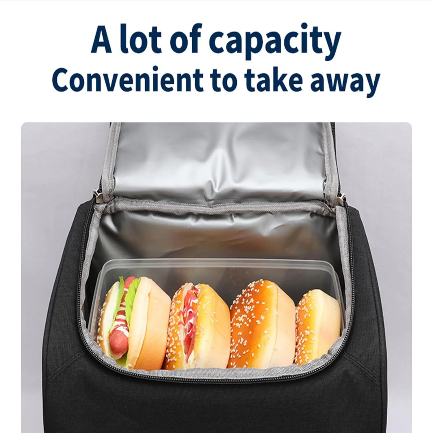 Car Camping Coolers for Toyota Previa/Starlet/Urban Cruiser/Verso/Yaris Verso, Waterproof Portable Cooler, Leak Proof Picnic Insulated Bag, Ultra-Light Premium Ice Chest Box,A-Black