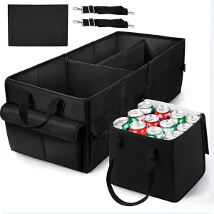 Car Trunk Organizers for Suzuki Swace/Swift/SX4/Vitara/Wagon R/Aerio/Cara, Waterproof Portable Car Storage Box, Slip Resistant Organization Container for car, Car Organizers