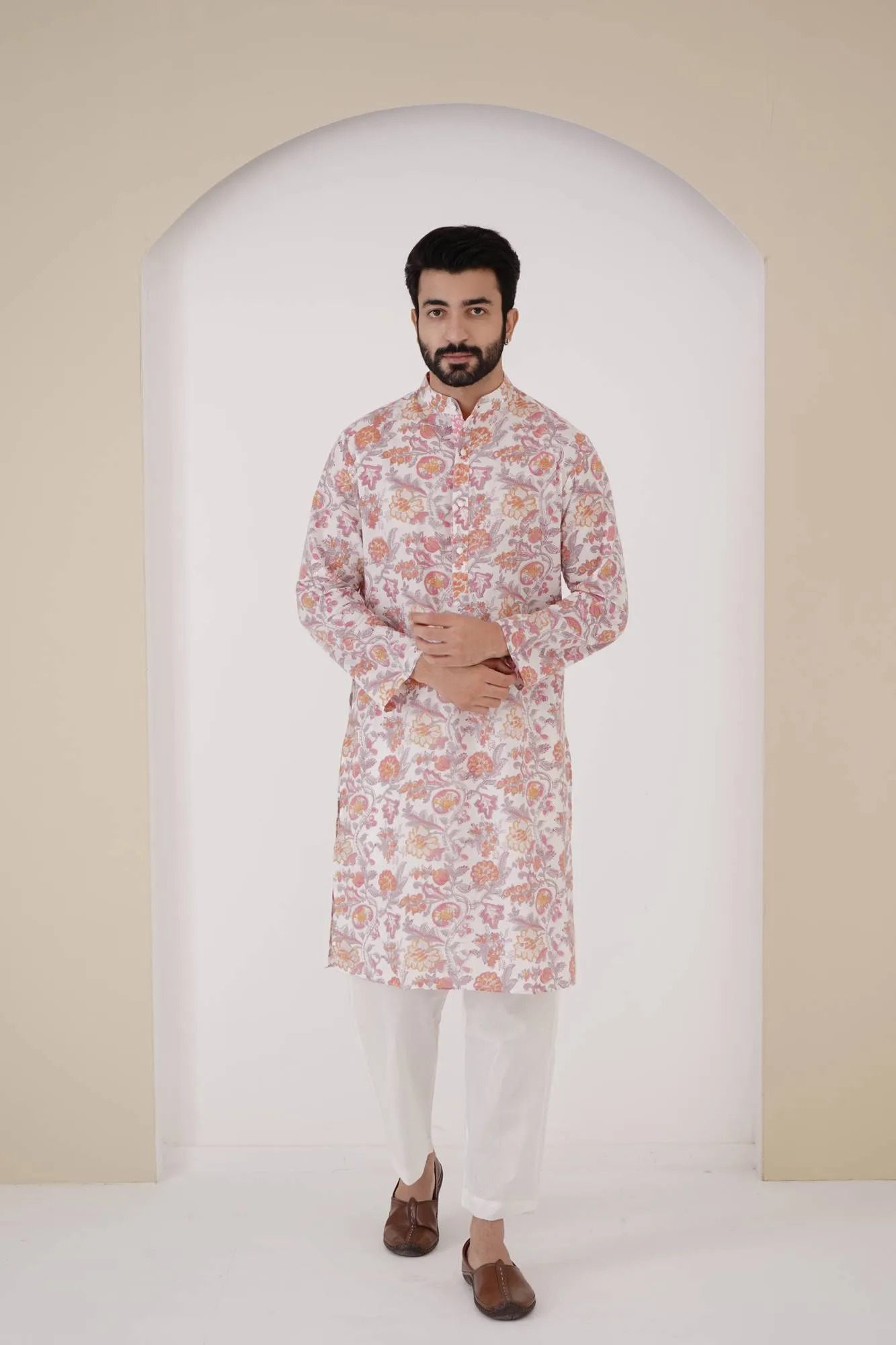 Carnation Chintz Kurta