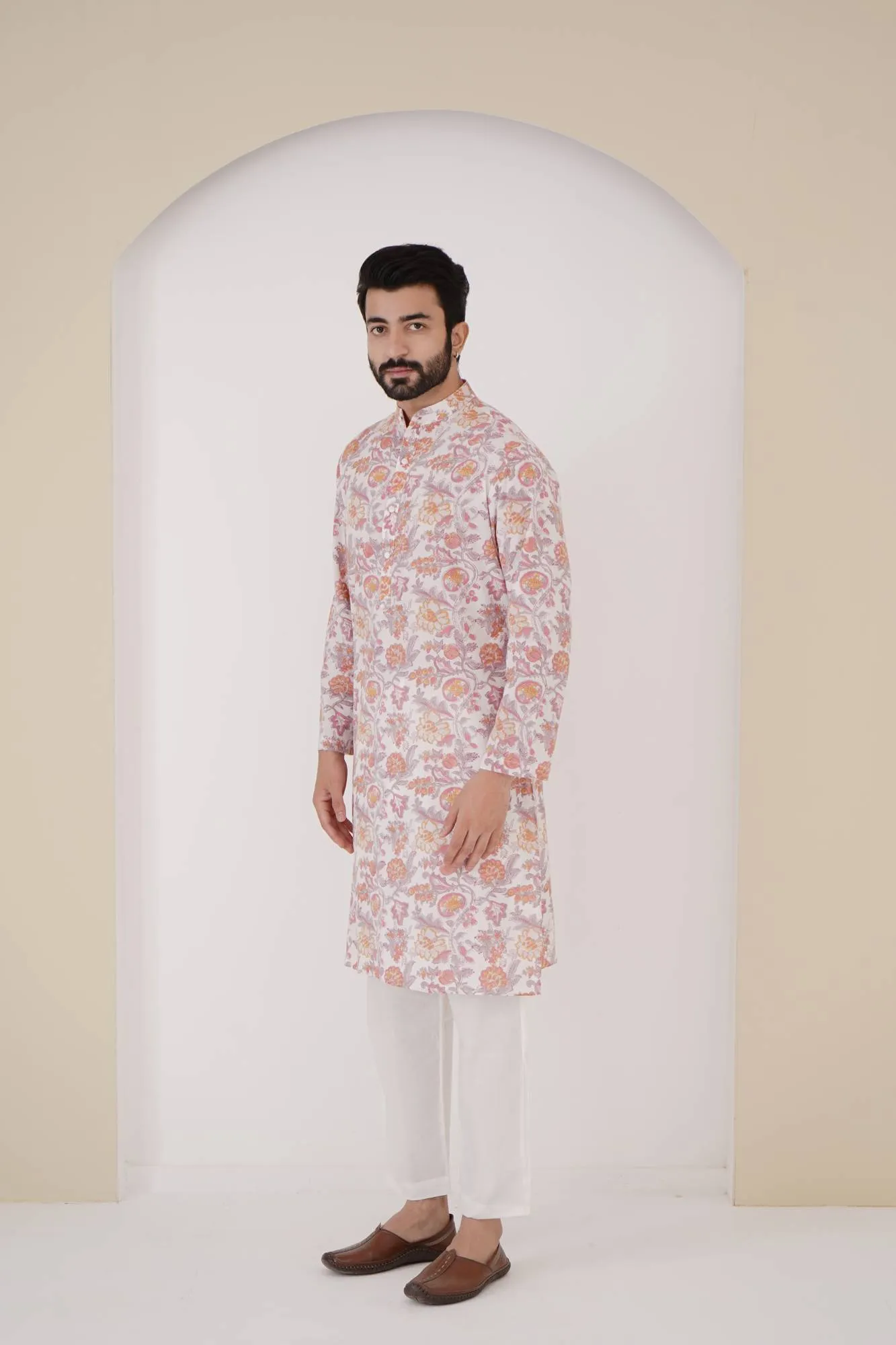 Carnation Chintz Kurta