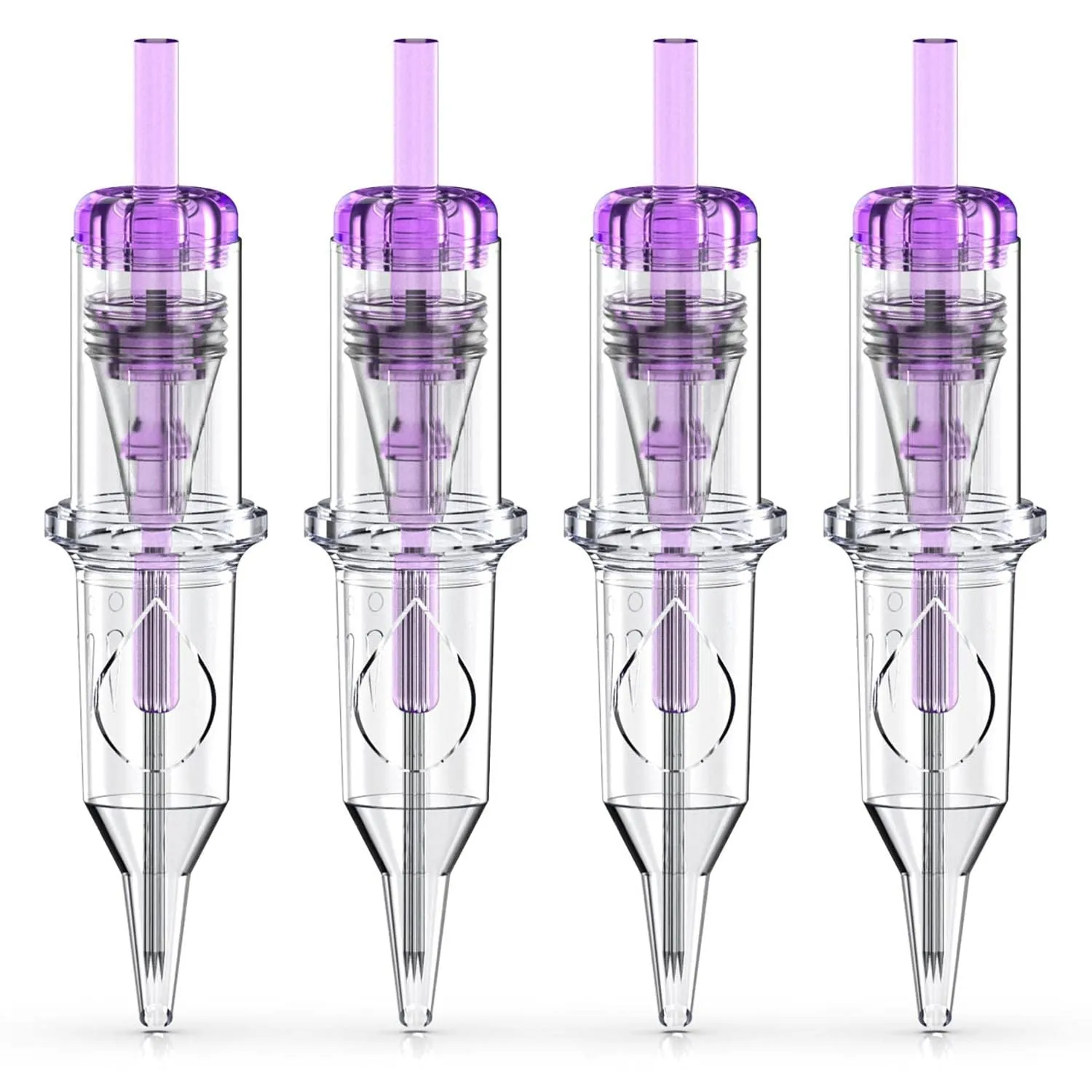 Cartridge Needles, 20Pcs Mixed Sizes 3RL 5RL 5RM 7RM Disposable Tattoo Needles Cartridge round Liner Shader Magnum for Cartridge Tattoo Pen Machine Permanent Makeup Tattoo Supplies