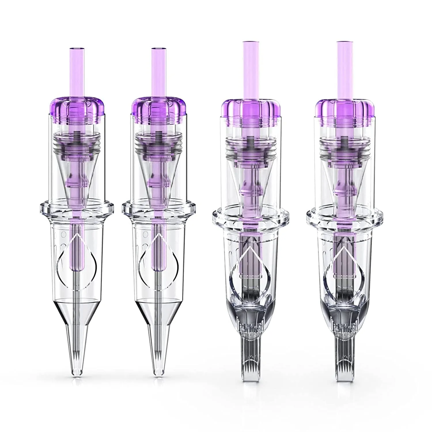 Cartridge Needles, 20Pcs Mixed Sizes 3RL 5RL 5RM 7RM Disposable Tattoo Needles Cartridge round Liner Shader Magnum for Cartridge Tattoo Pen Machine Permanent Makeup Tattoo Supplies