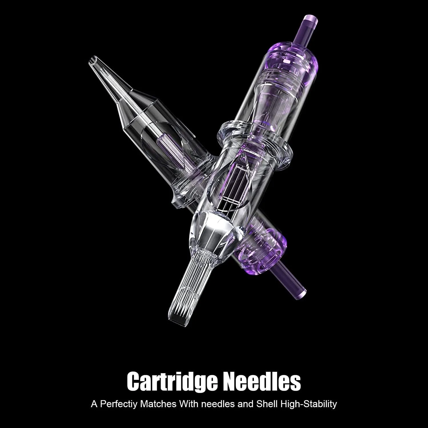 Cartridge Needles, 20Pcs Mixed Sizes 3RL 5RL 5RM 7RM Disposable Tattoo Needles Cartridge round Liner Shader Magnum for Cartridge Tattoo Pen Machine Permanent Makeup Tattoo Supplies