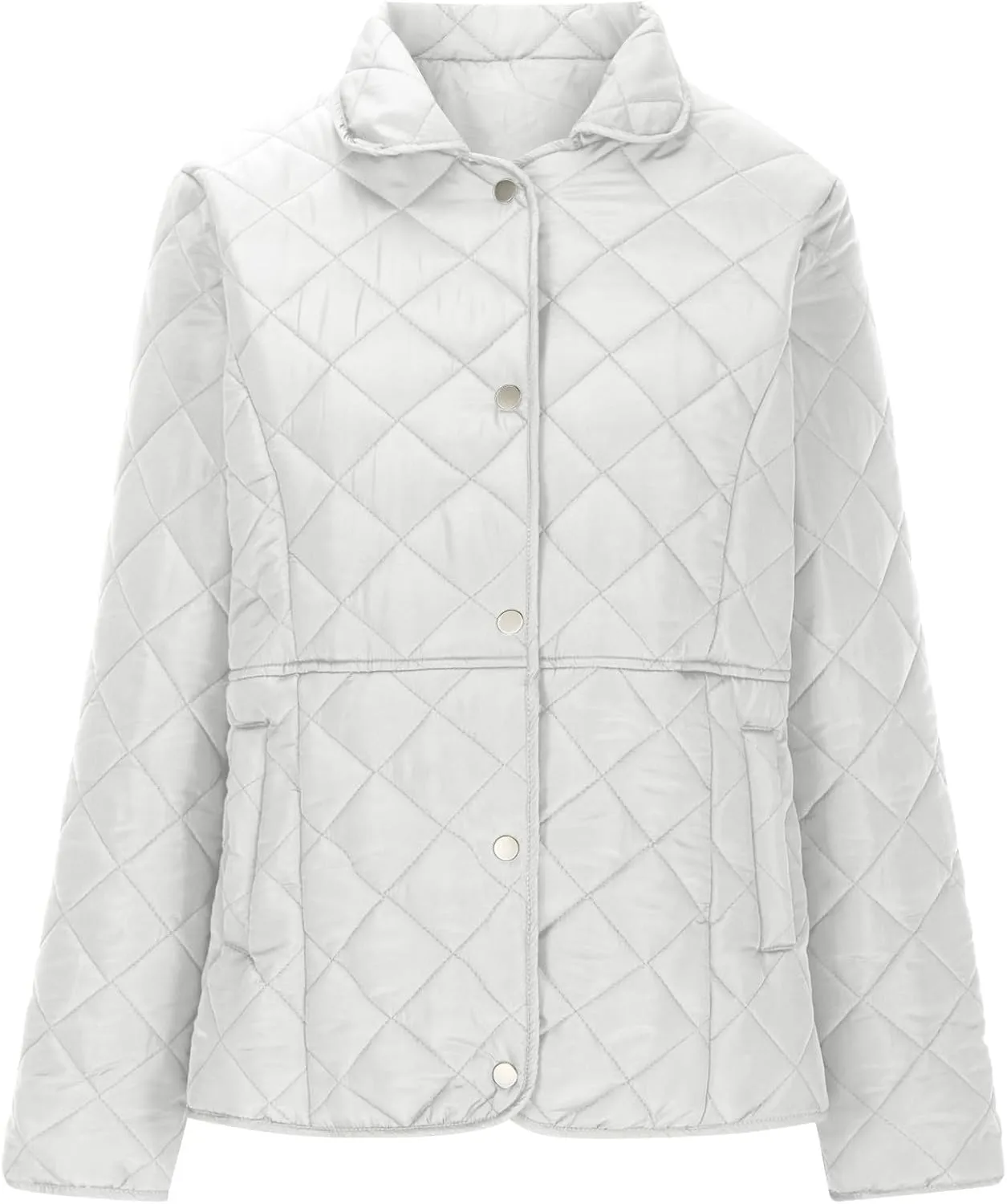 Ceboyel Women'S Quilted Barn Jackets 2024 Trendy Puffy Coats Quilted Bomber Jacket Lightweight Warm Winter Outerwear Clothing