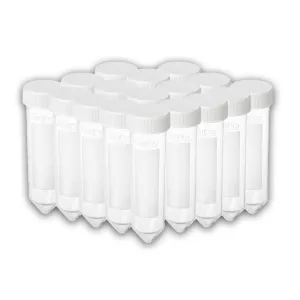 CellPro™ Conical Centrifuge Tubes, Test Tubes with Leakproof Screw Caps, Polypropylene with Graduated and Write-on Spot, Non-Pyrogenic, DNAse/RNAse Free (50ml, Sterile Resealable Bags, 25/Pk)