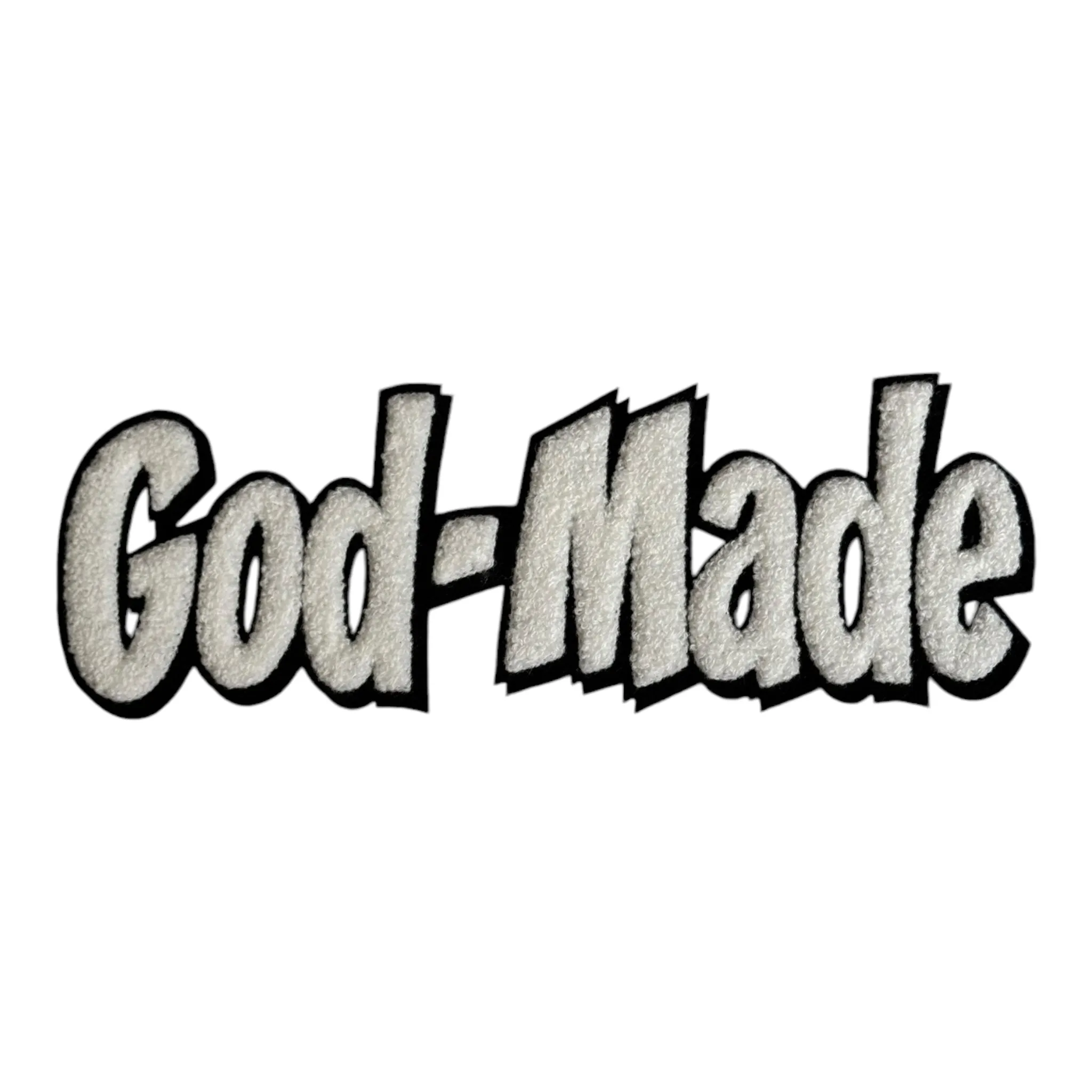 Chenille God-Made Patch for Clothing and Accessories