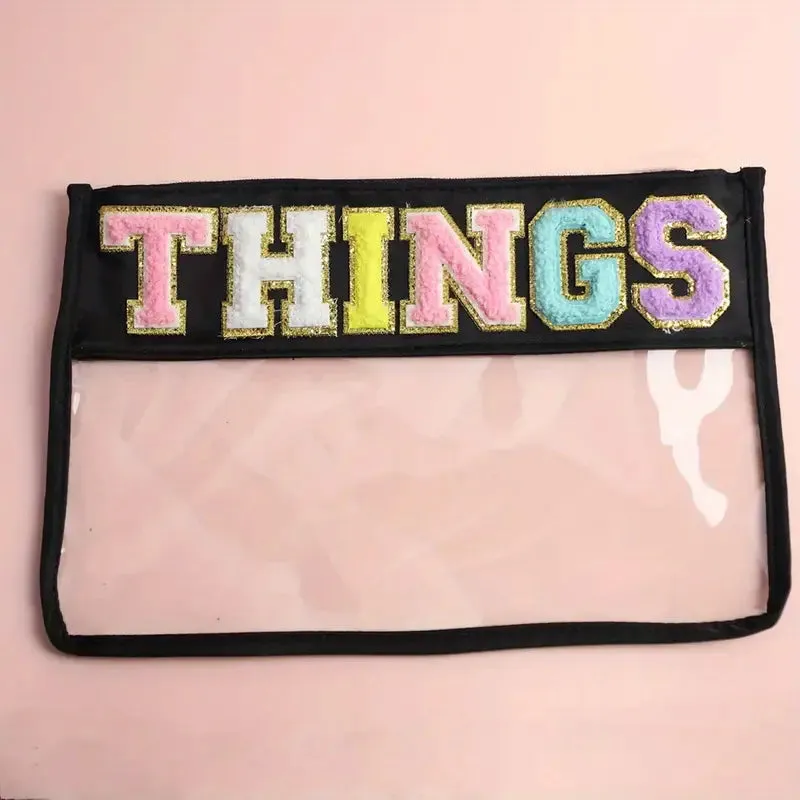 Chenille Letter Bags