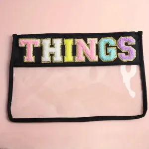 Chenille Letter Bags