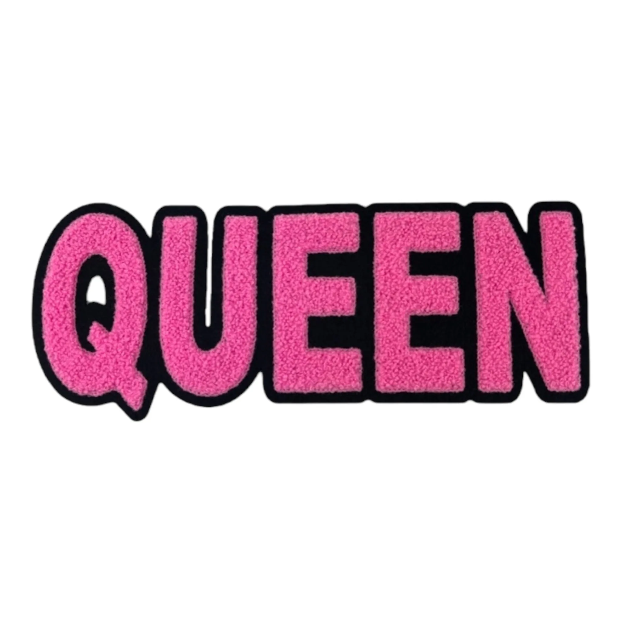 Chenille Queen Patch (10 Inch) Premium Quality Sew On