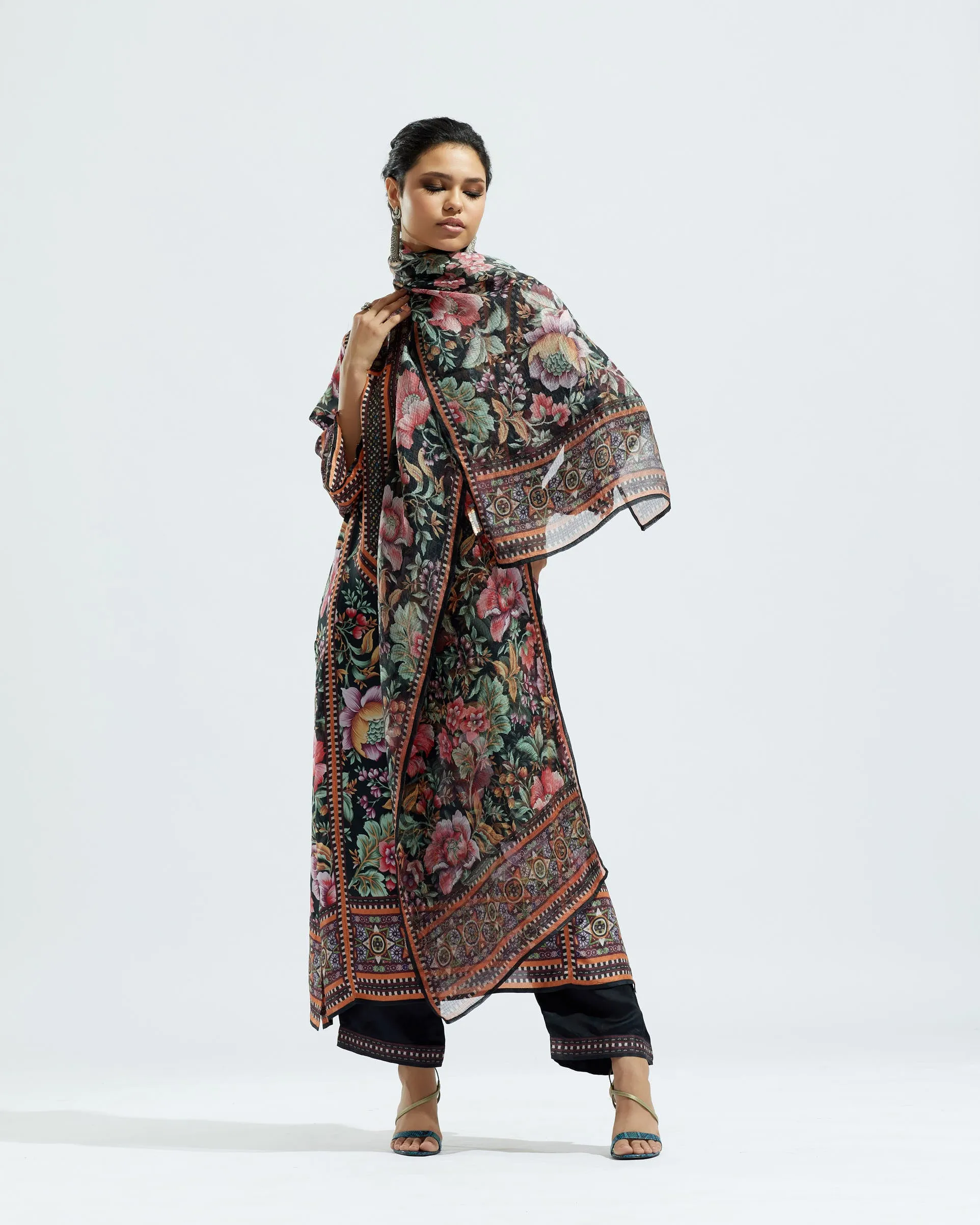 Chintz : Ghazala - Black