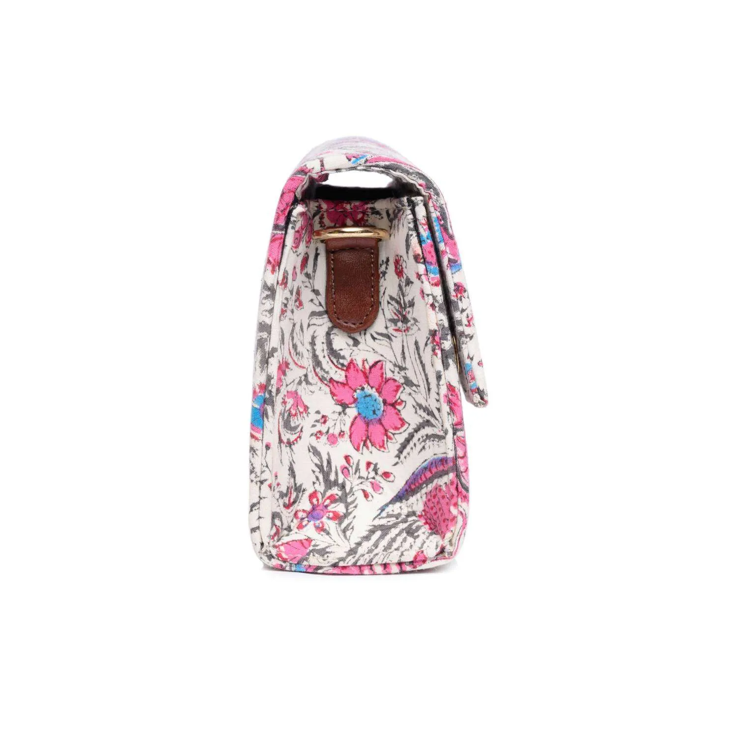 CHINTZ JAAL COTTON PRINTED BOX BAG