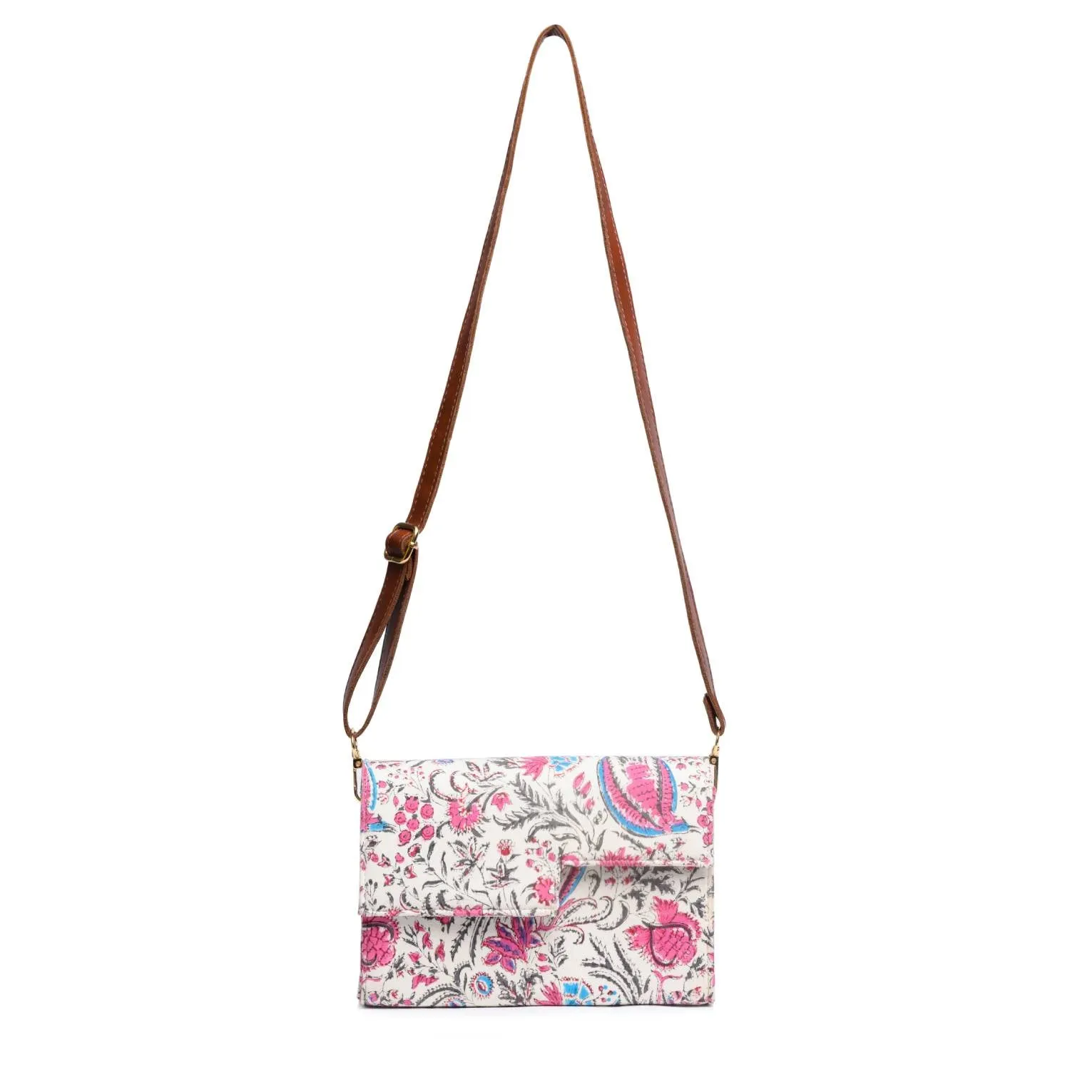 CHINTZ JAAL COTTON PRINTED BOX BAG
