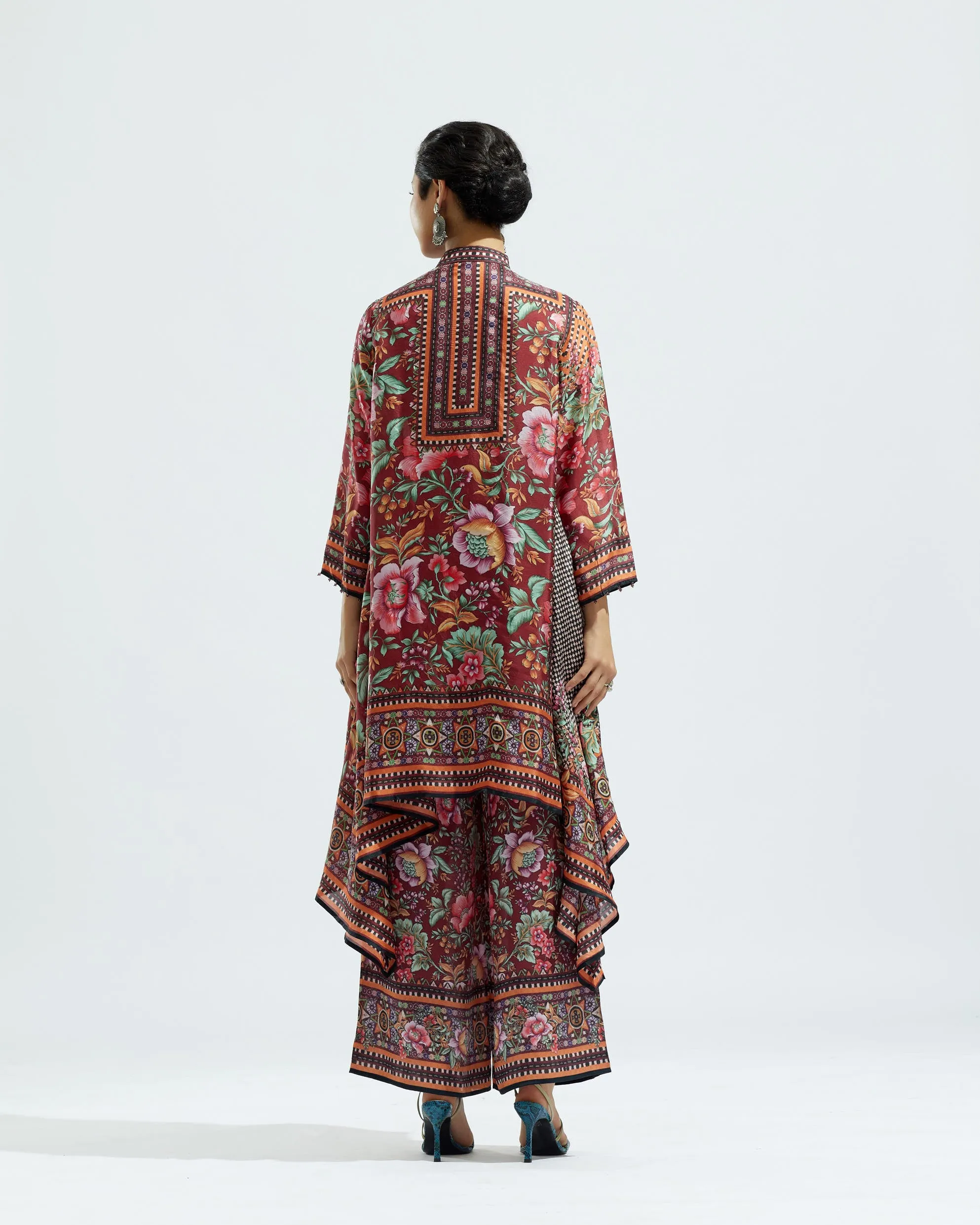 Chintz : Navya - Maroon