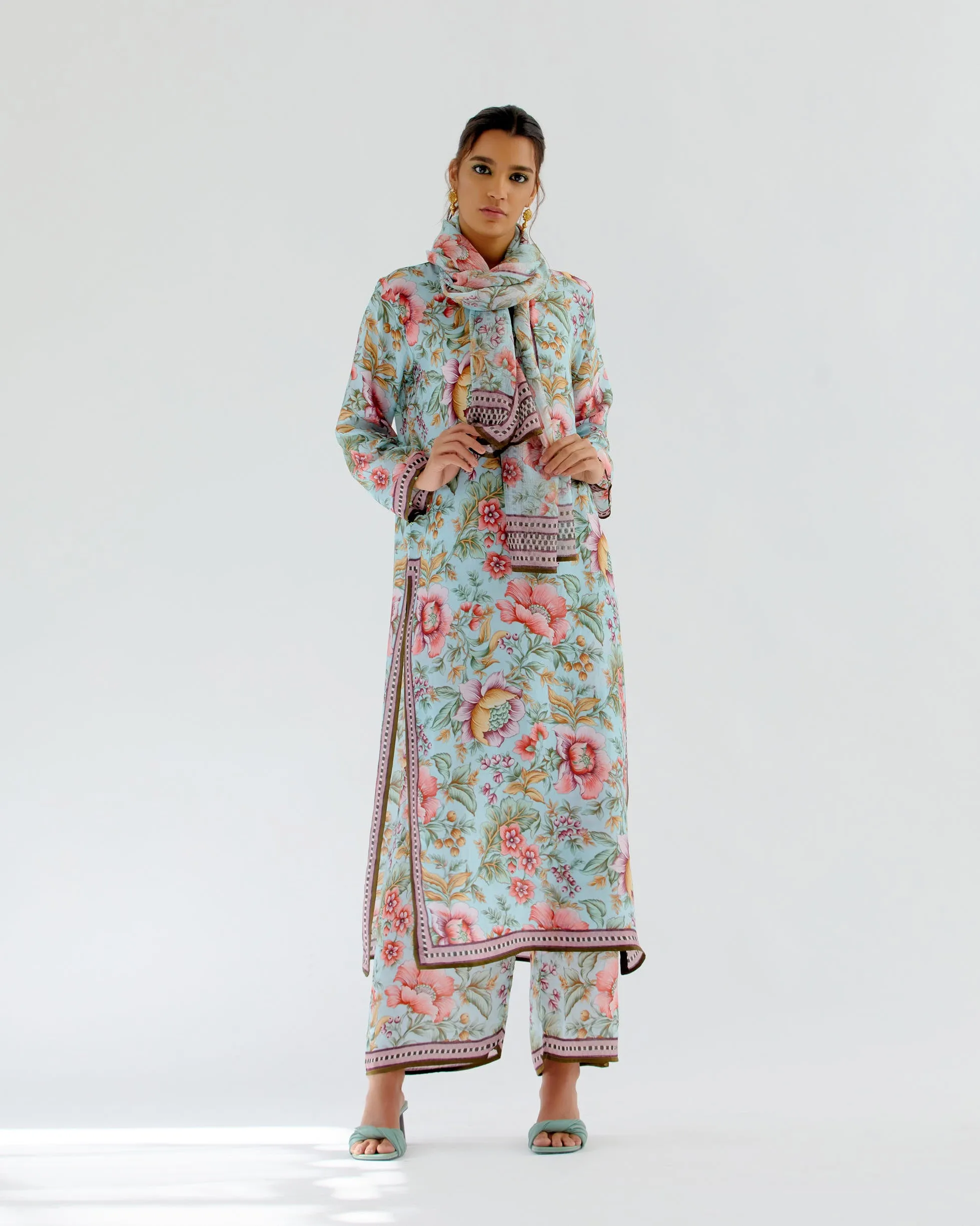 Chintz : Ramin - Aqua