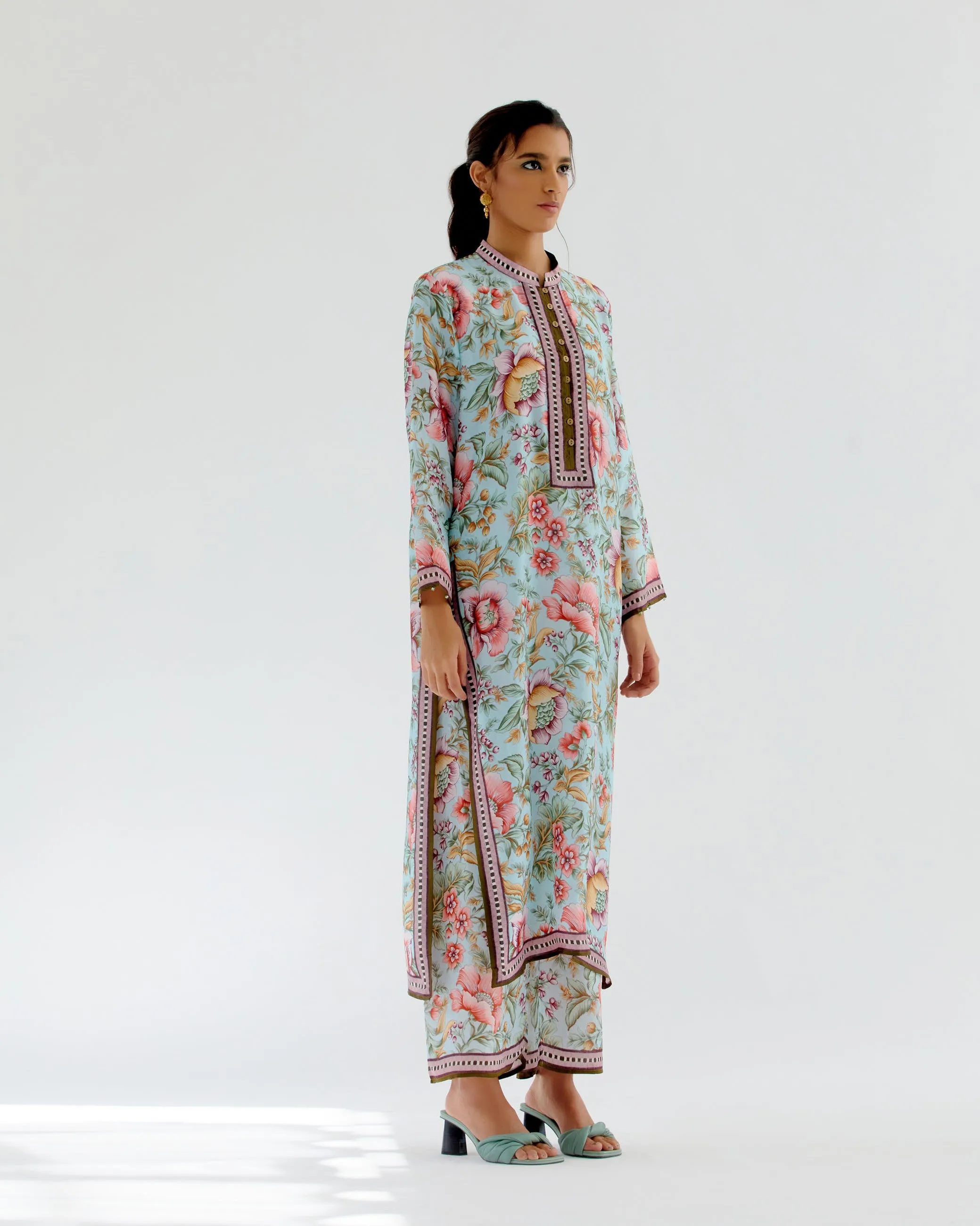 Chintz : Ramin - Aqua