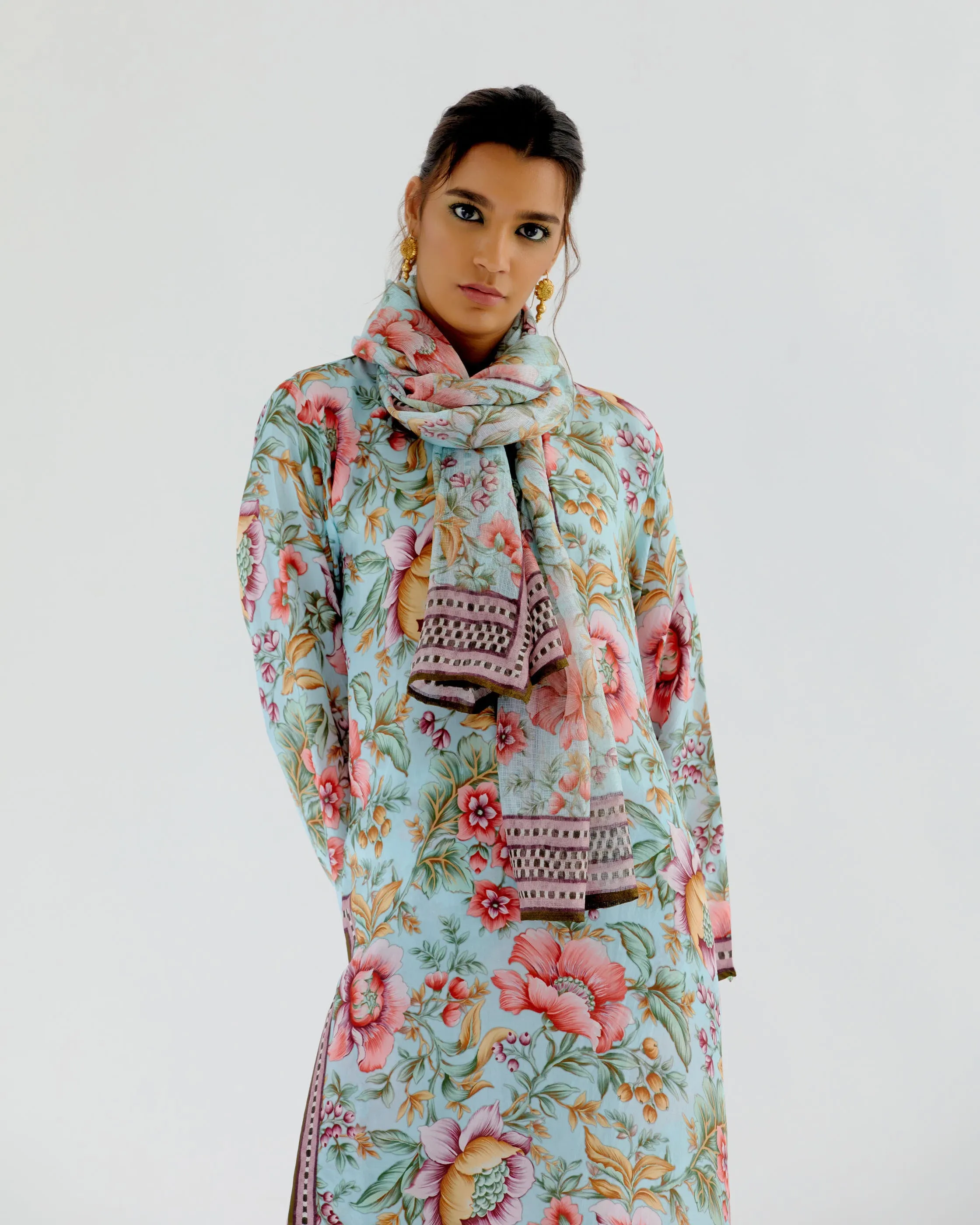Chintz : Ramin - Aqua