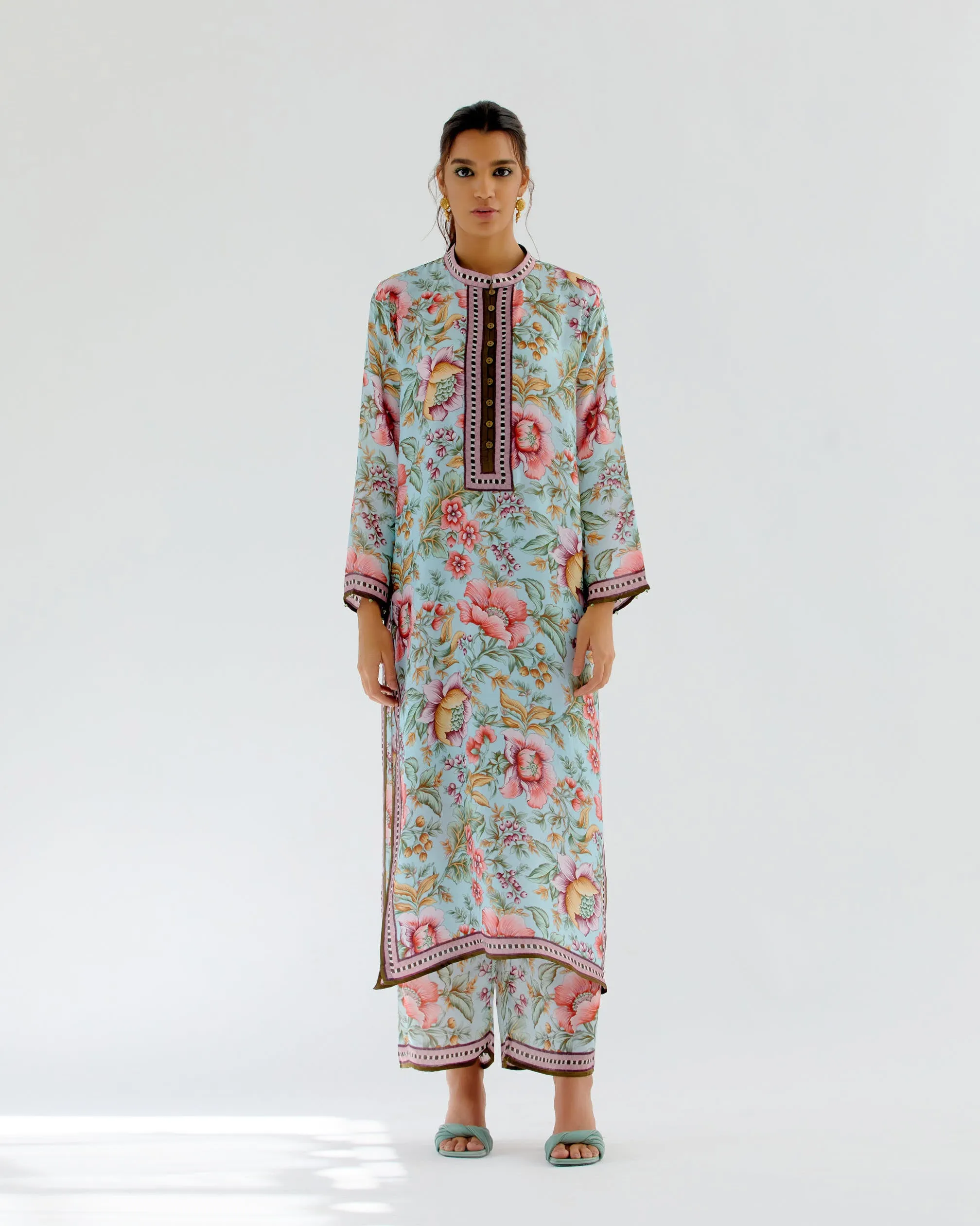 Chintz : Ramin - Aqua