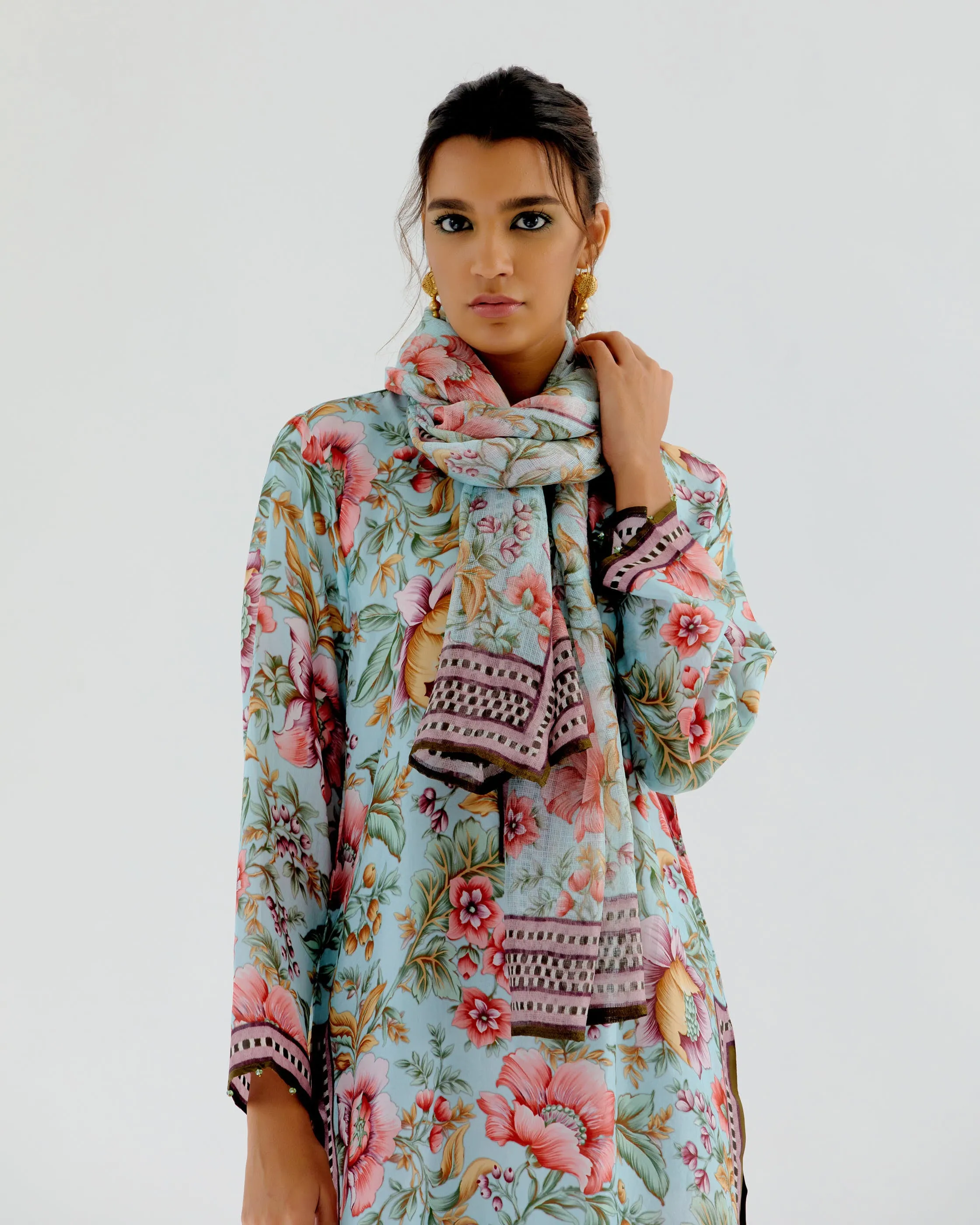 Chintz : Ramin - Aqua