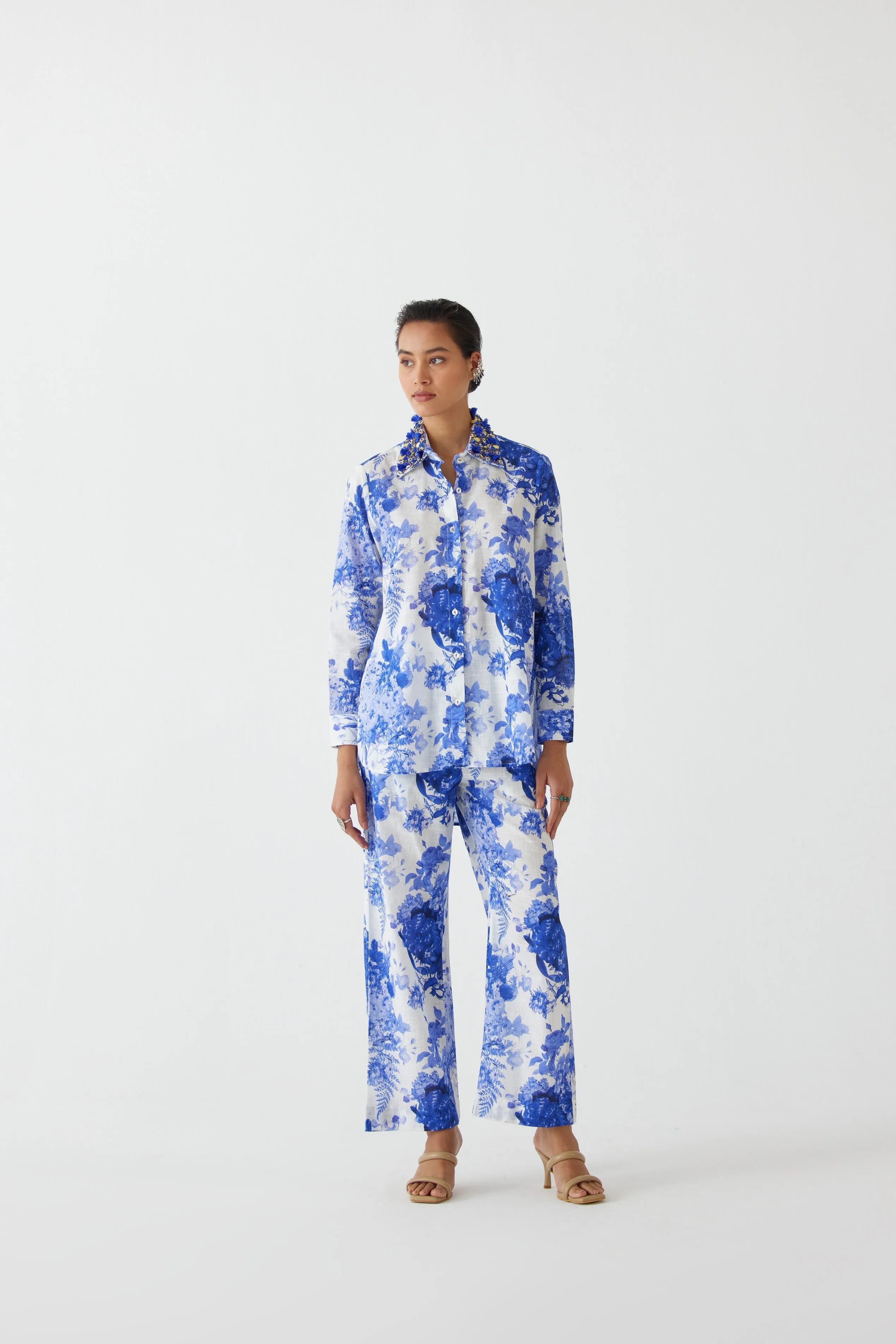 CHINTZ SHIRT & TROUSERS CO-ORD