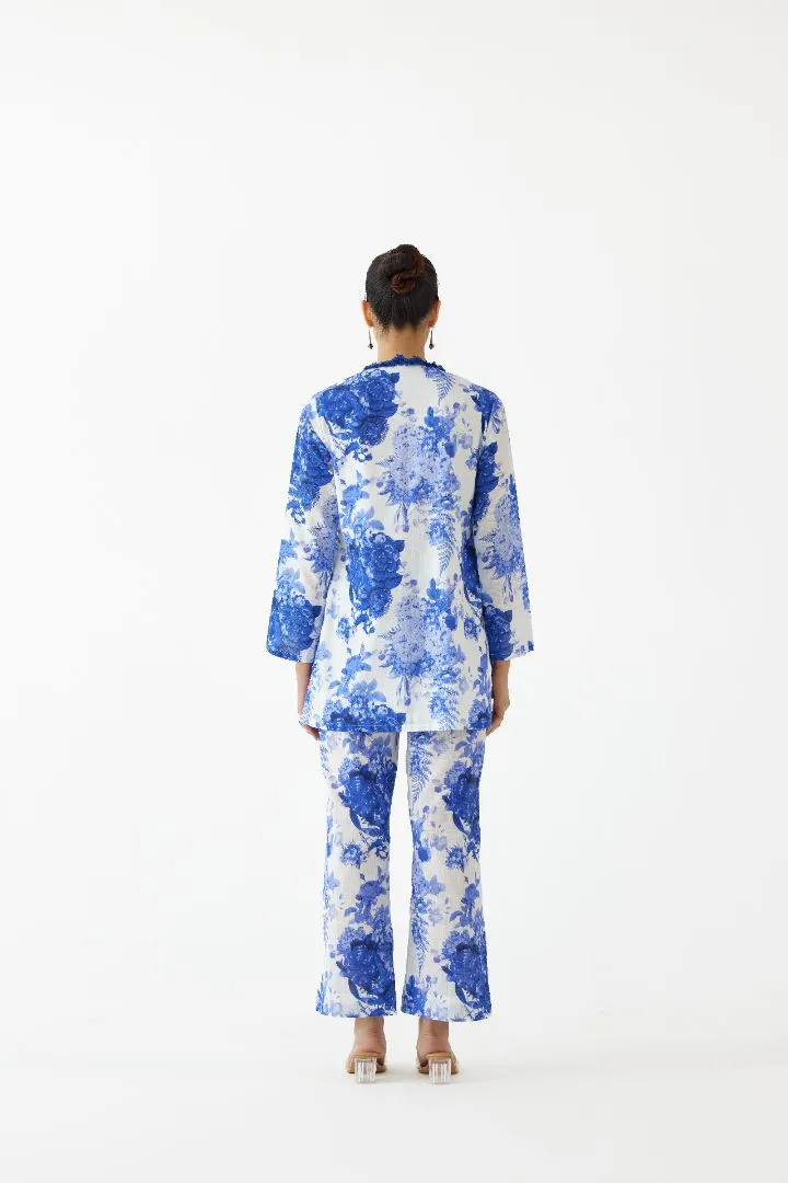 Chintz Short Kurta and Pants Set