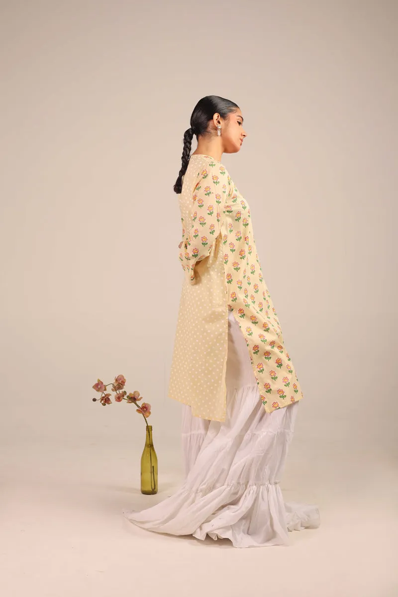 Chintz Whisper Blockscope Kurta