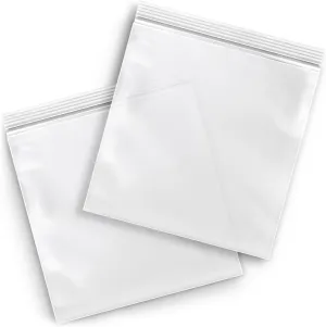 Clear Poly Bags 6" x 8", Reclosable Zipper Plastic Bag, 2 Mil Thick, 2000 Pieces
