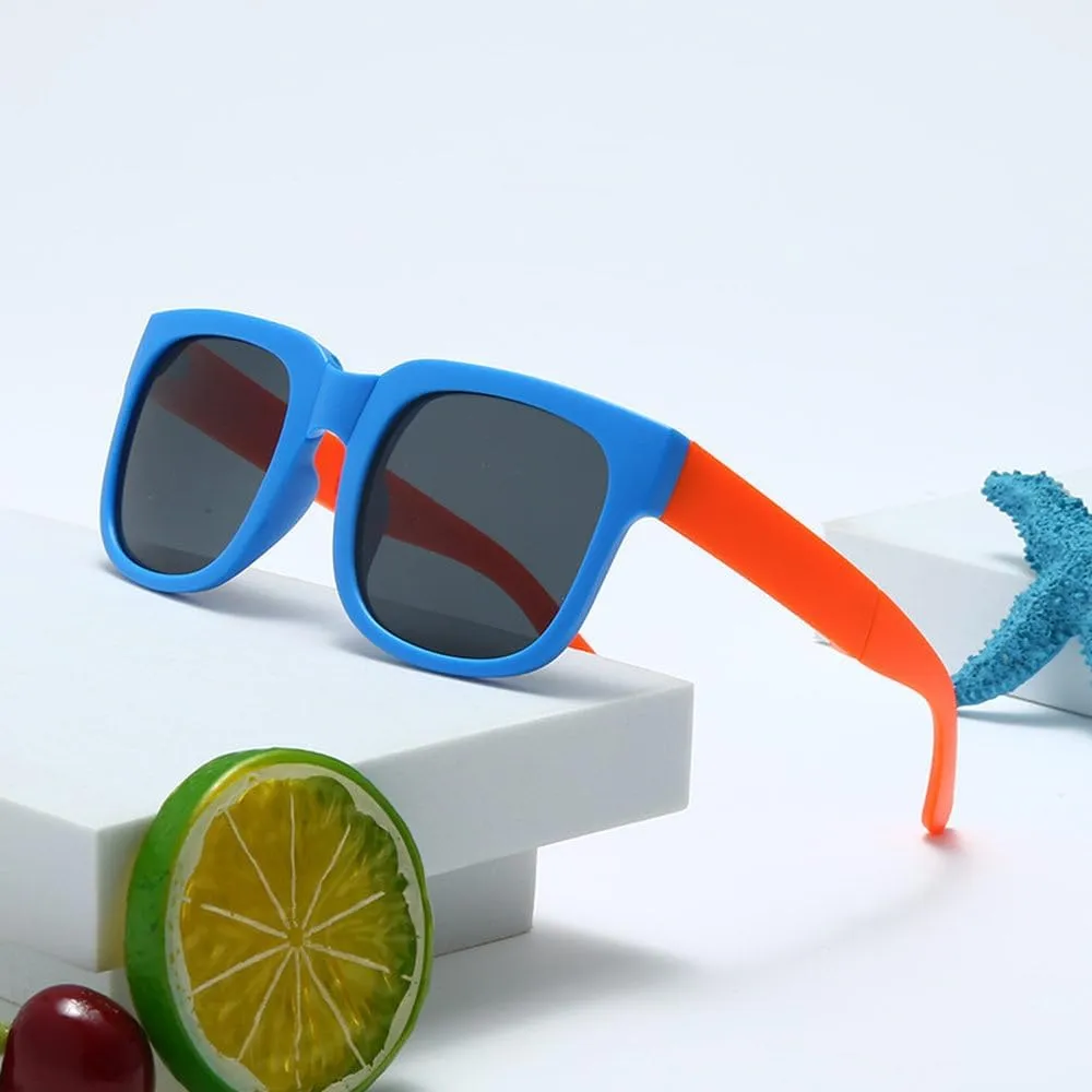 Colorful Folding Sunglasses Outdoor Kids Sunglasses Boys Girls Glasses Children Eyewear Protection Uv400