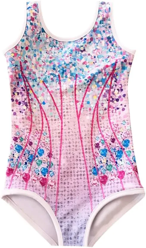 Concert Outfit for Little Girls Fans Sparkles Bodysuit Leotard Touring Musical Party Singer Costume