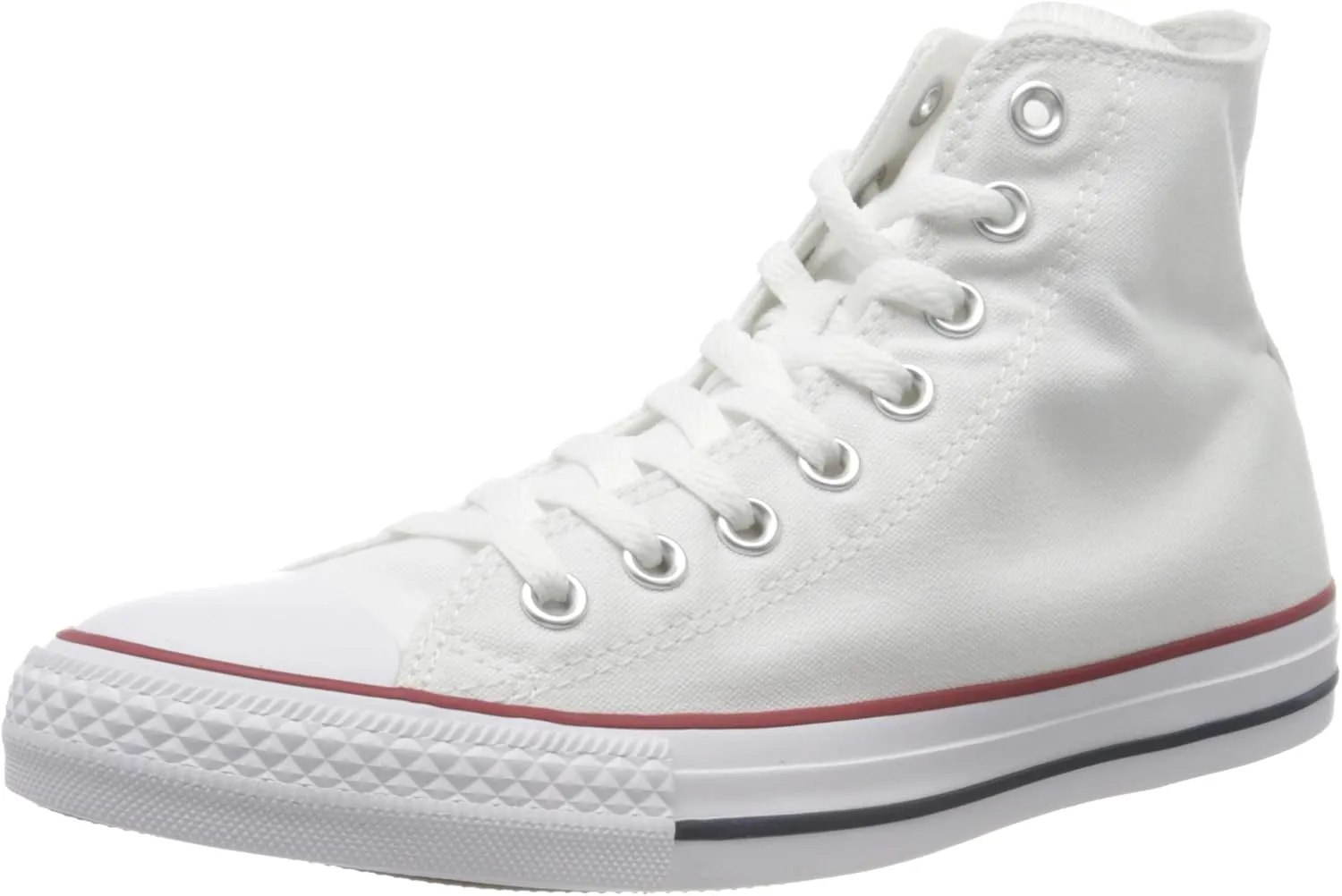 Converse Women's Flat, Optical White, 6 M US Women / 4 M US Men