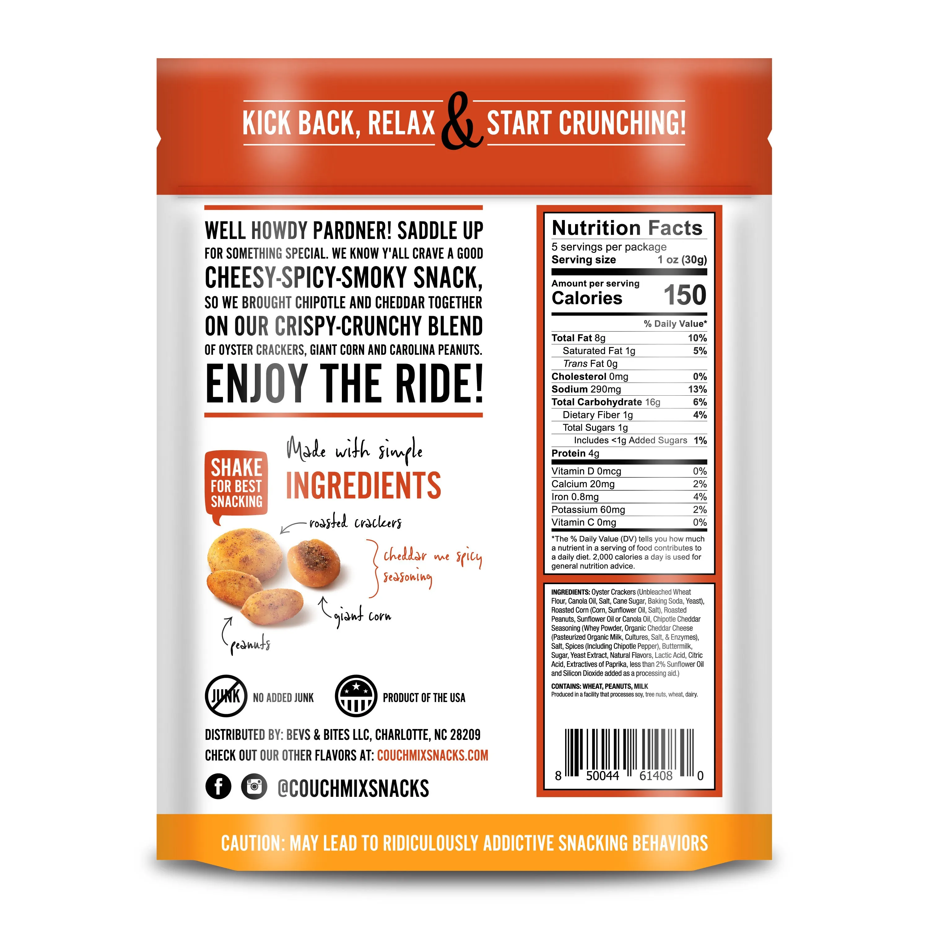 Couch Mix® - Chipotle Cheddar in 3 sizes