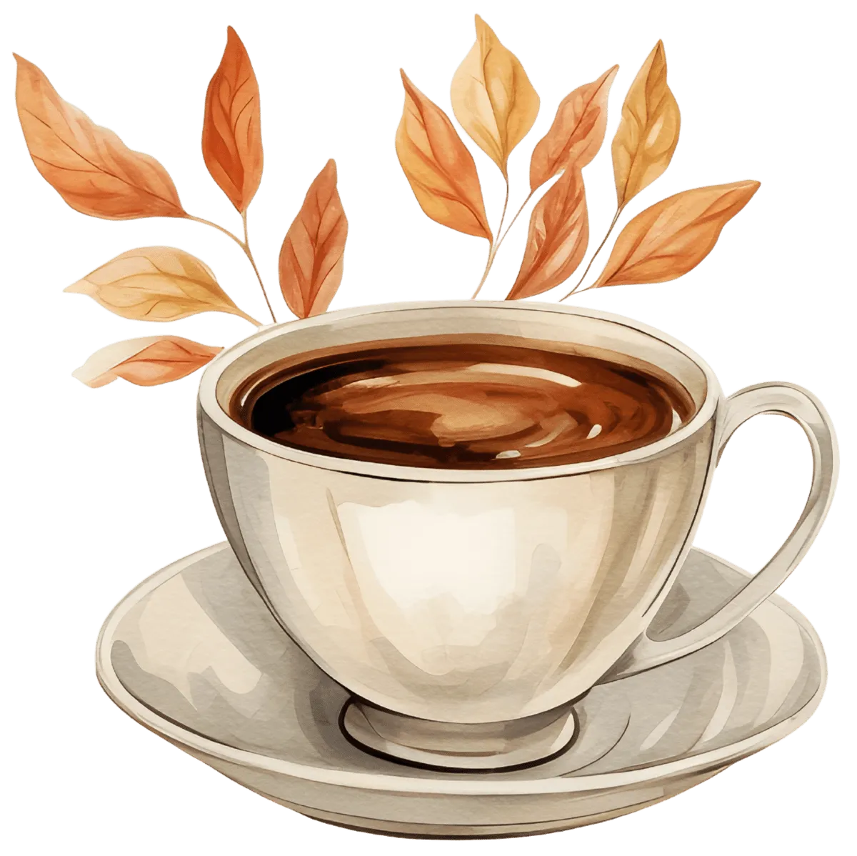 Cozy Coffee Mug Watercolor Ready to Press DTF Transfers