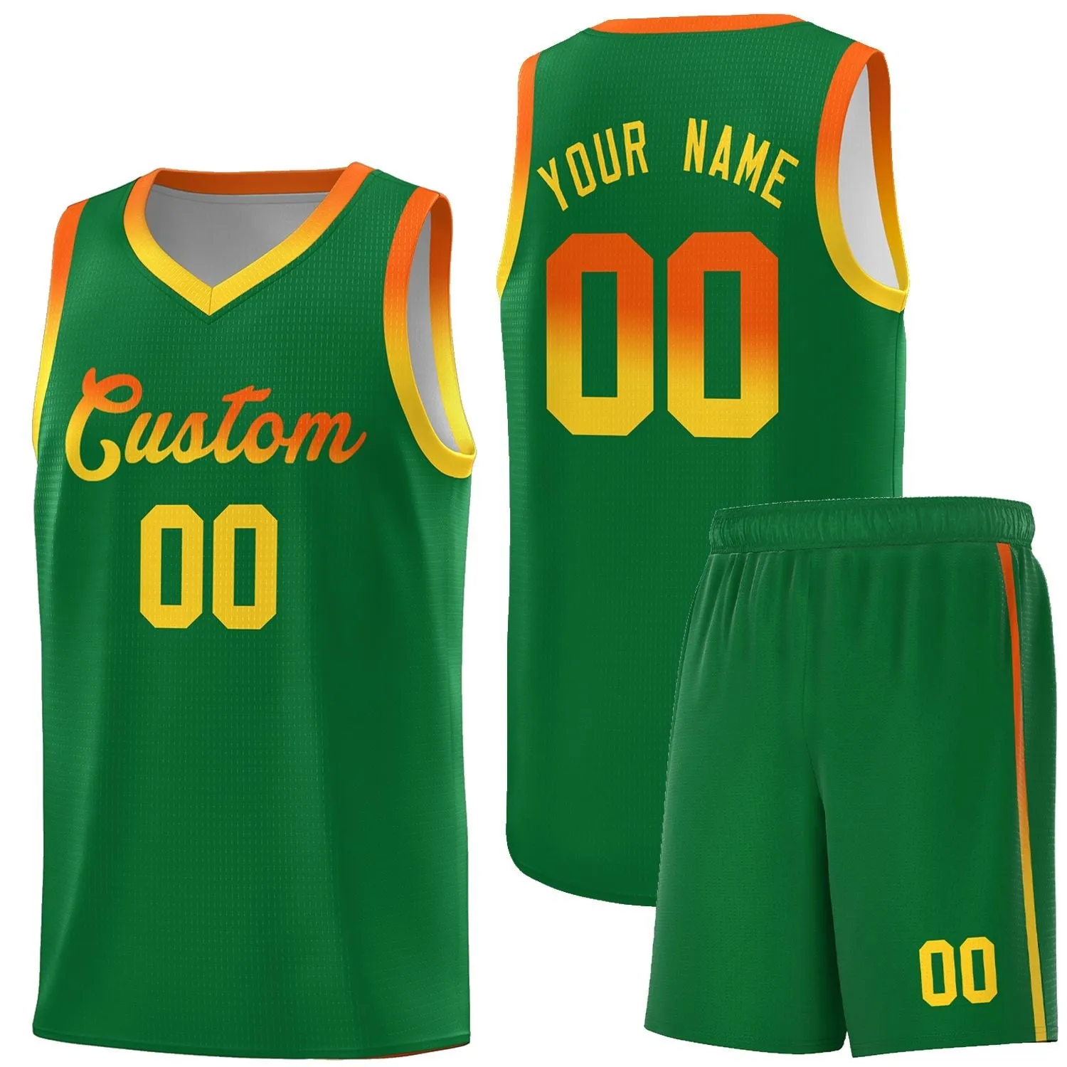 Custom Personalized Gradient Font Fashion Sports Uniform Basketball Jersey For Unisex