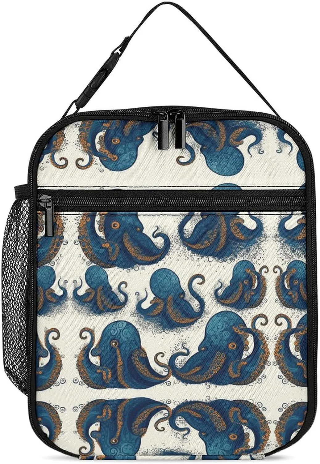 Cute Lunch Bag,Tentacles Octopus Print Insulated Lunch Bag,men Womens Insulated Lunch Bags for Work