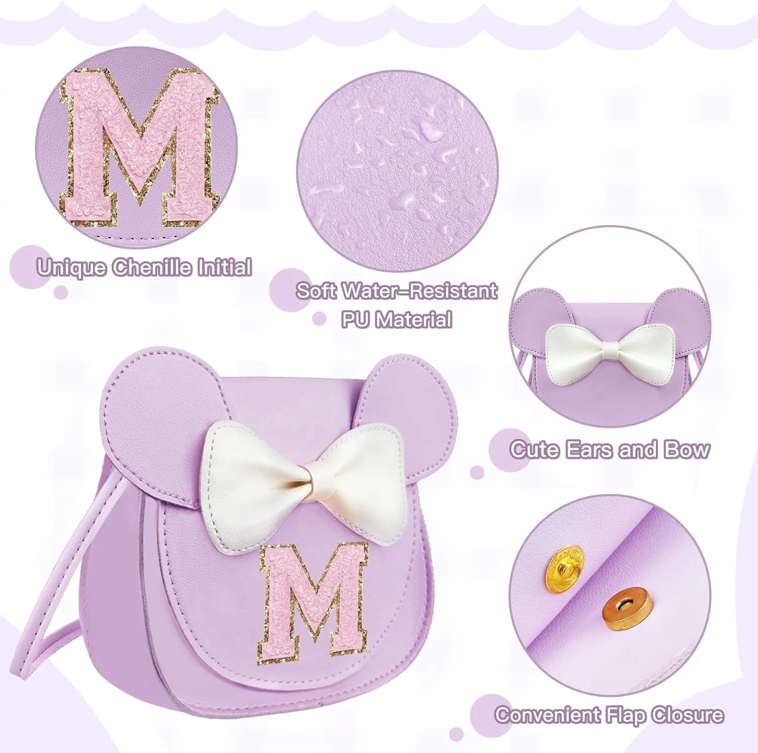 Cute Toddler Purse Crossbody Bag for Girls 2 3 4 5 6 7 8 Year Old Girl Birthday Gift Little Girls Purse Kids Wallet