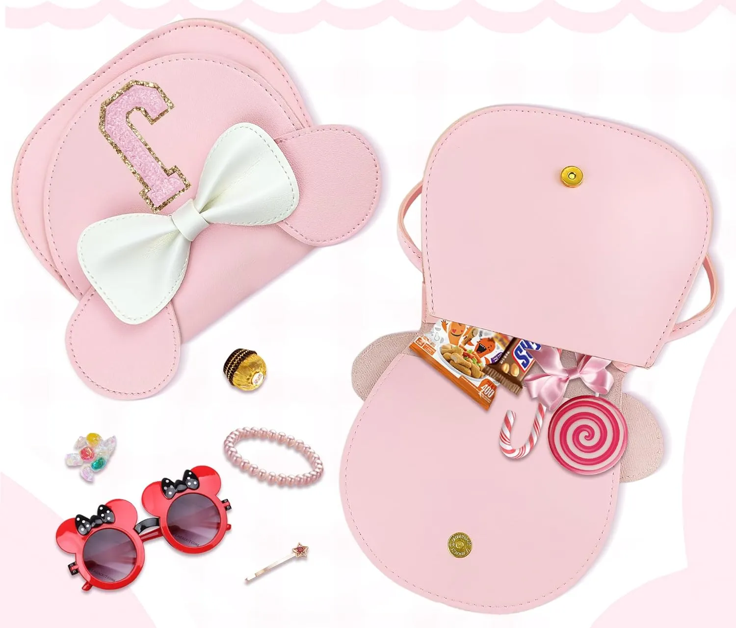 Cute Toddler Purse Crossbody Bag for Girls 2 3 4 5 6 7 8 Year Old Girl Birthday Gift Little Girls Purse Kids Wallet