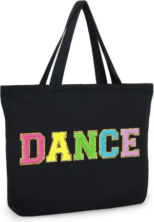 Dance Bag for Girls Dance Duffle Tote Bags Teens Toddler Kids Athletes Stuff Women Fun Workout Duffel Weekend Gymnastics Bride Bag