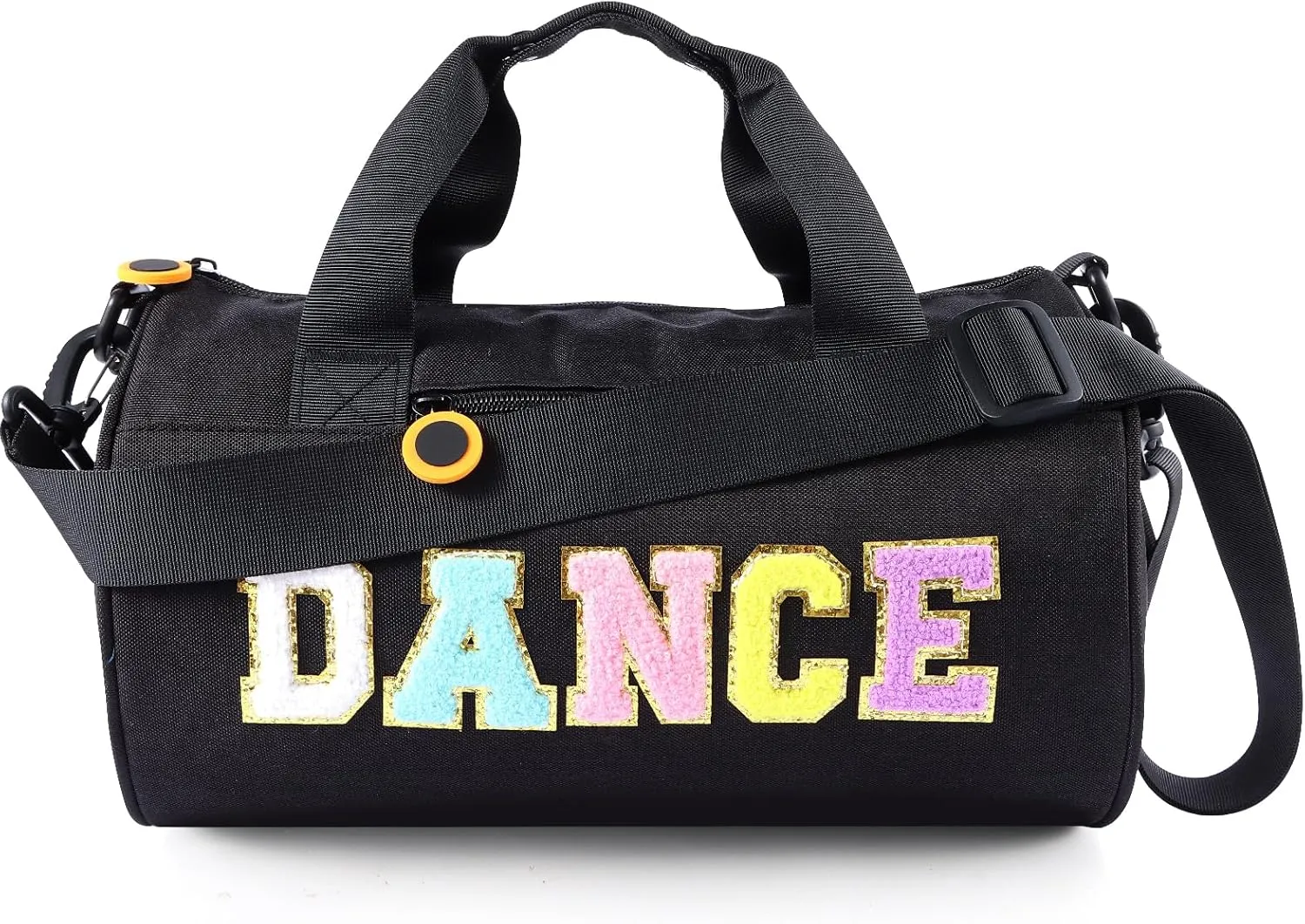 Dance Ballet Bag for Girls Sport Gym Duffle Bags Overnight Travel Bags Fun Dance Workout Duffel Bag Toddler Kid Cute Bag for Dancers, Girls, Teens, Student Athletes