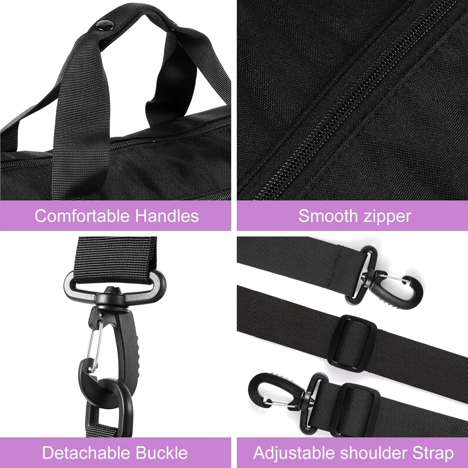 Dance Ballet Bag for Girls Sport Gym Duffle Bags Overnight Travel Bags Fun Dance Workout Duffel Bag Toddler Kid Cute Bag for Dancers, Girls, Teens, Student Athletes