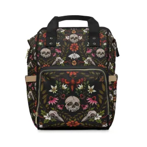 Dark Cottagecore Multifunctional Diaper Backpack