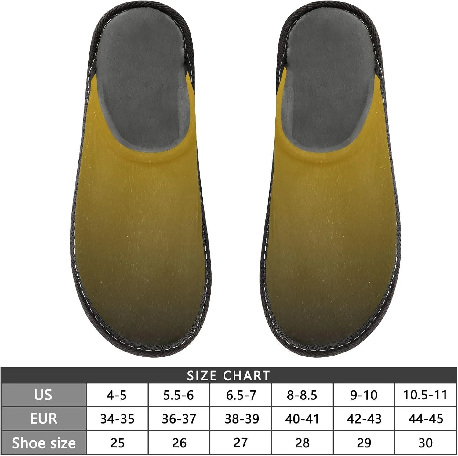 Dark Green Gradient House Slippers for Women Men Non-Slip Fluffy Slippers