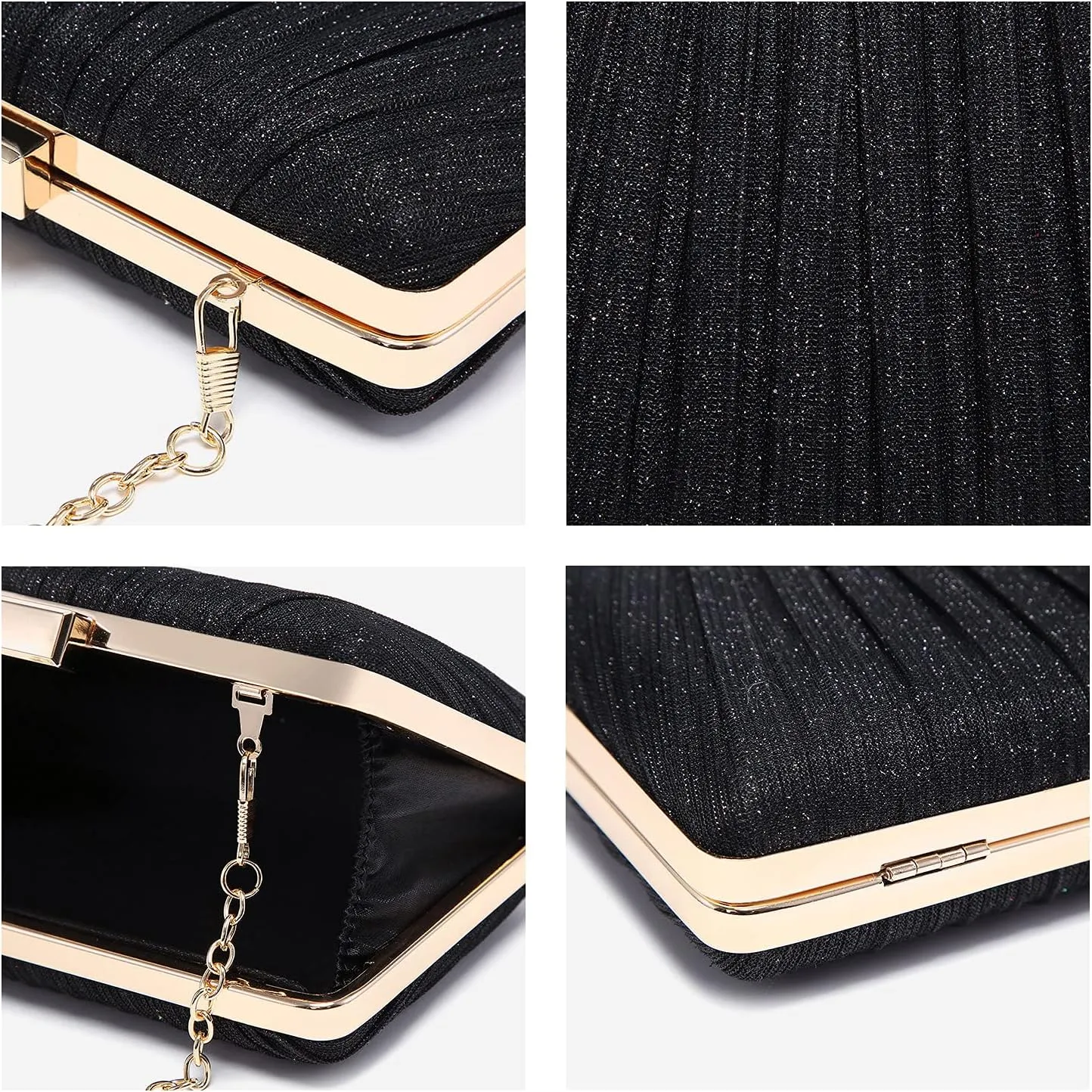 Dasein Women Evening Purses Clutch Bags Formal Party Clutches Wedding Purses Cocktail Prom Handbags
