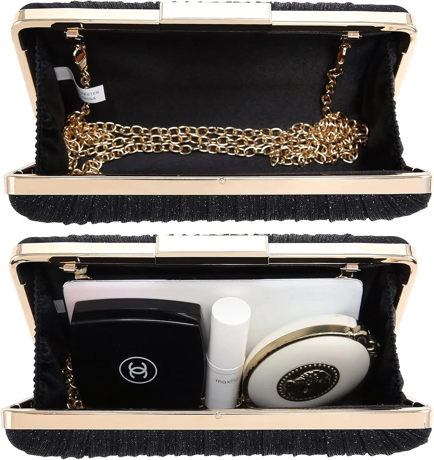 Dasein Women Evening Purses Clutch Bags Formal Party Clutches Wedding Purses Cocktail Prom Handbags